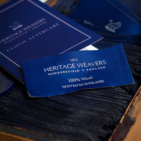 Heritage Weavers Woven Label and Cloth After Care Guide